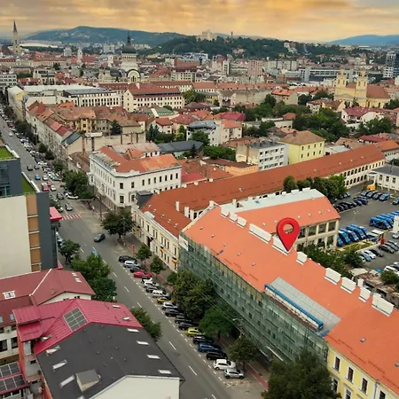 59 Bleu H Center With Freeparking, Ac, And An Extra Large Comfy Bed Клуж-Напока