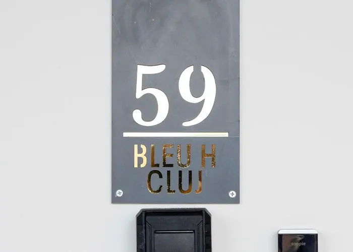 59 Bleu H Center With Freeparking, Ac, And An Extra Large Comfy Bed * Cluj-Napoca