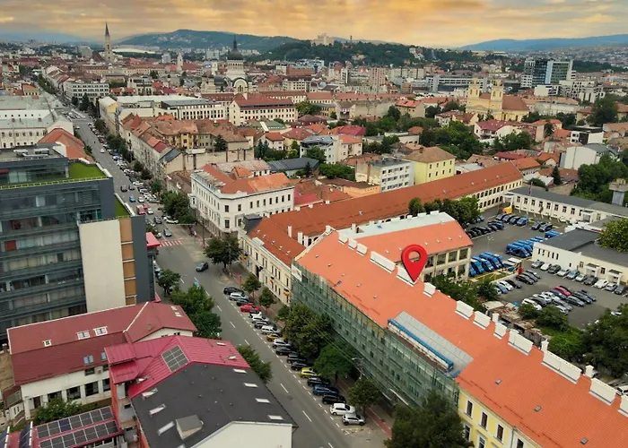 59 Bleu H Center With Freeparking, Ac, And An Extra Large Comfy Bed Cluj-Napoca