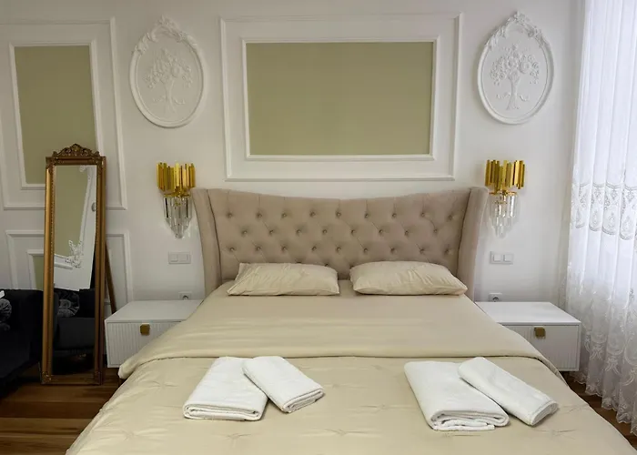 Appartement 59 Bleu H Center With Freeparking, Ac, And An Extra Large Comfy Bed *